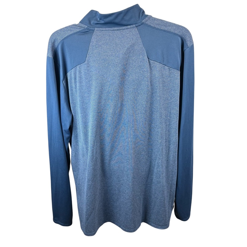 The North Face Mountain Athletics Mens XL Blue FlashDry 1/4 Zip Pullover - Picture 3 of 5